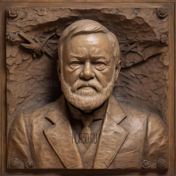 Andrew Carnegie 1 stl model for CNC